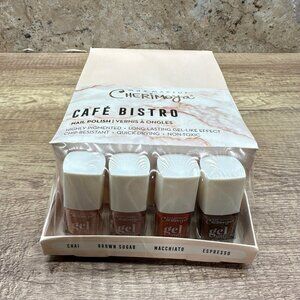 Lot Of 24 Max Makeup Cherimoya Gel Nail Polish Cafe Bistro New Sealed!!